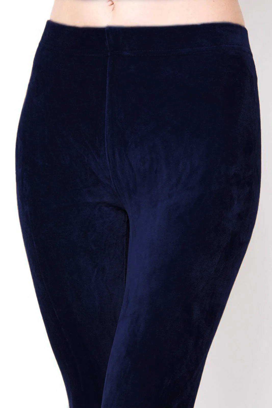 Velour Leggings in Midnight