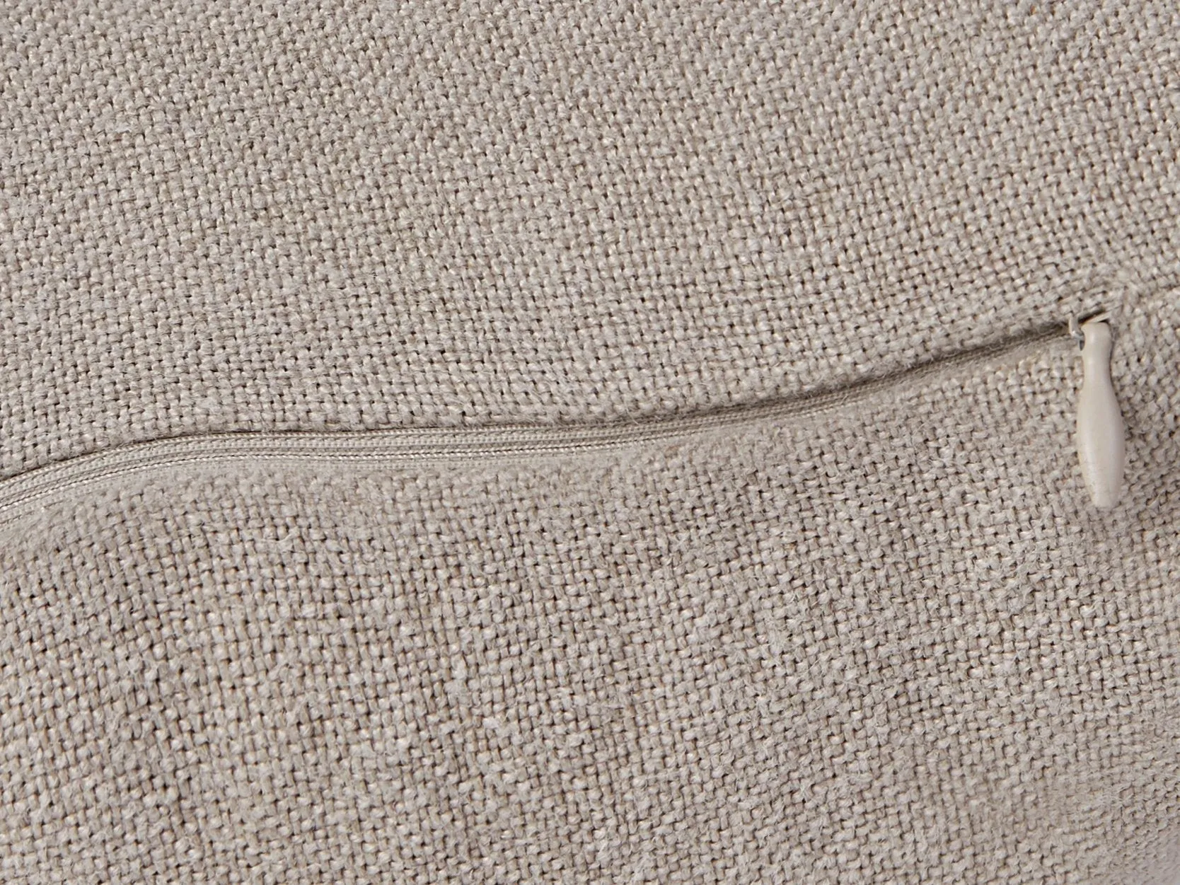 Vintage Linen Body Pillow Cover (Natural)